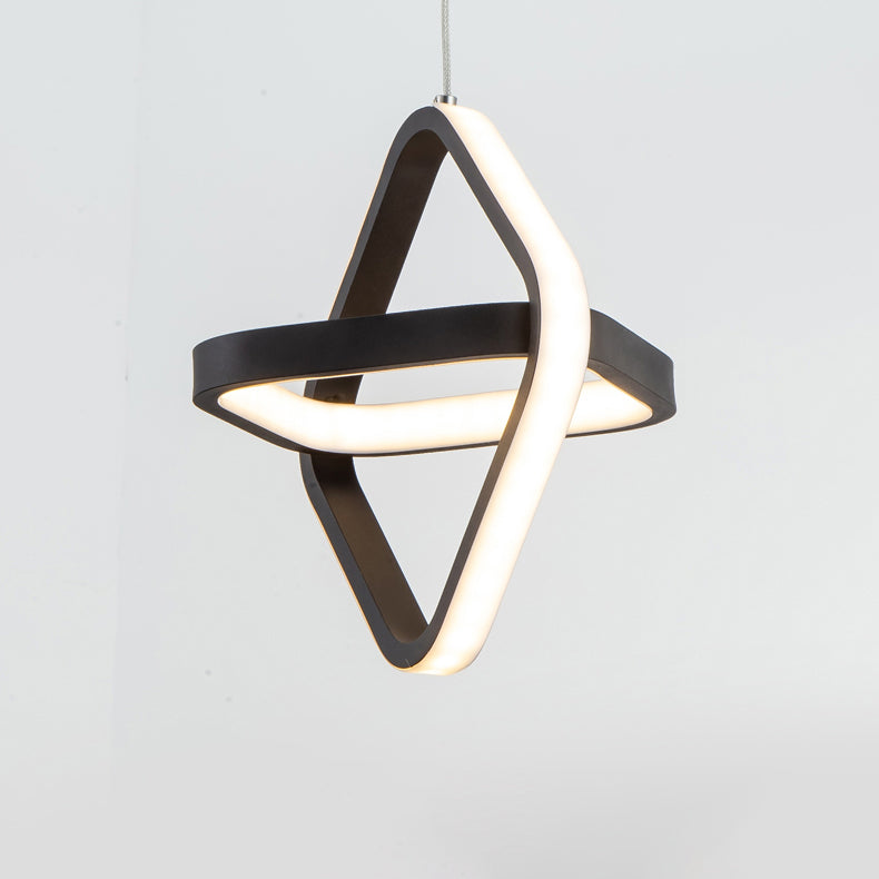 Zeitgenössische Boho Bambus Weben Holz Laterne Form 1/3-Licht Pendelleuchte für Esszimmer 