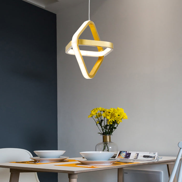 Zeitgenössische Boho Bambus Weben Holz Laterne Form 1/3-Licht Pendelleuchte für Esszimmer 