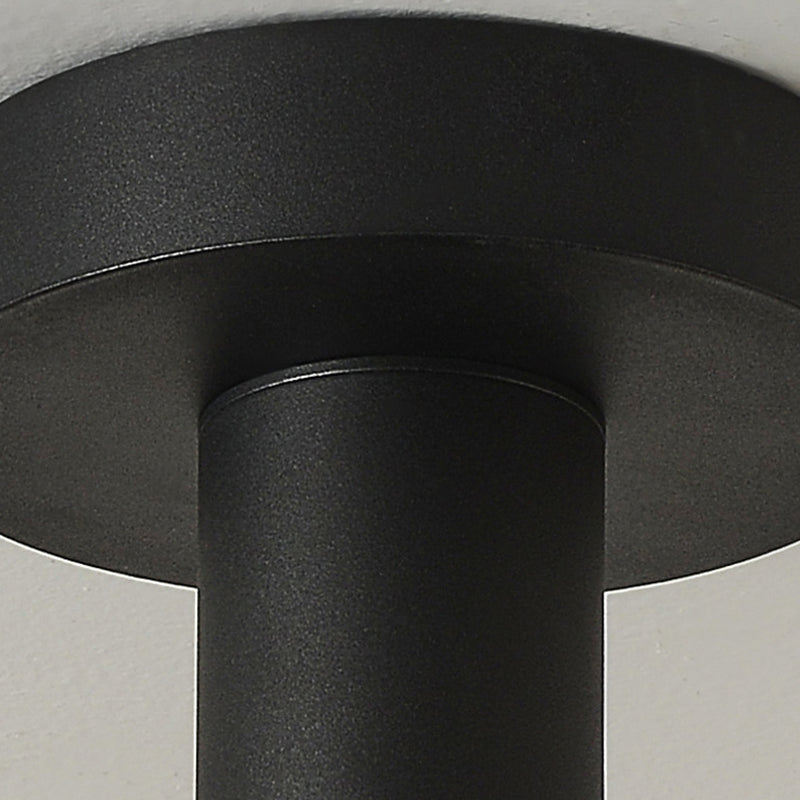 Zeitgenössischer nordischer Kuppelrunder Eisen-Acryl-Eisstruktur-Rand-LED-Deckenventilator mit Stangen für das Wohnzimmer 