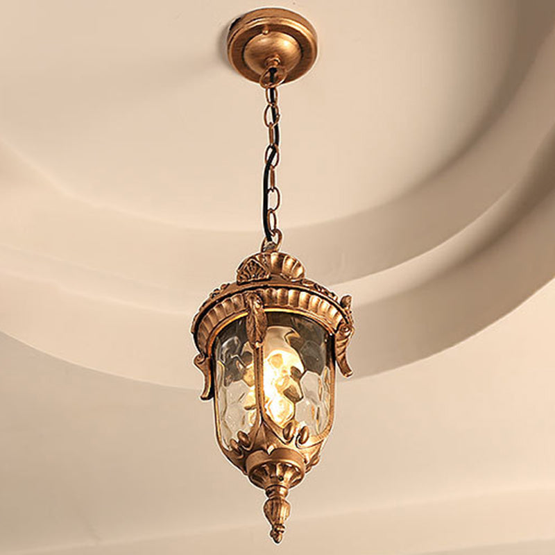 Contemporáneo Boho Bambú Tejido Madera Linterna Forma 1/3- Luz Colgante Para Comedor 
