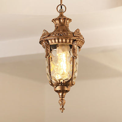 Contemporáneo Boho Bambú Tejido Madera Linterna Forma 1/3- Luz Colgante Para Comedor 