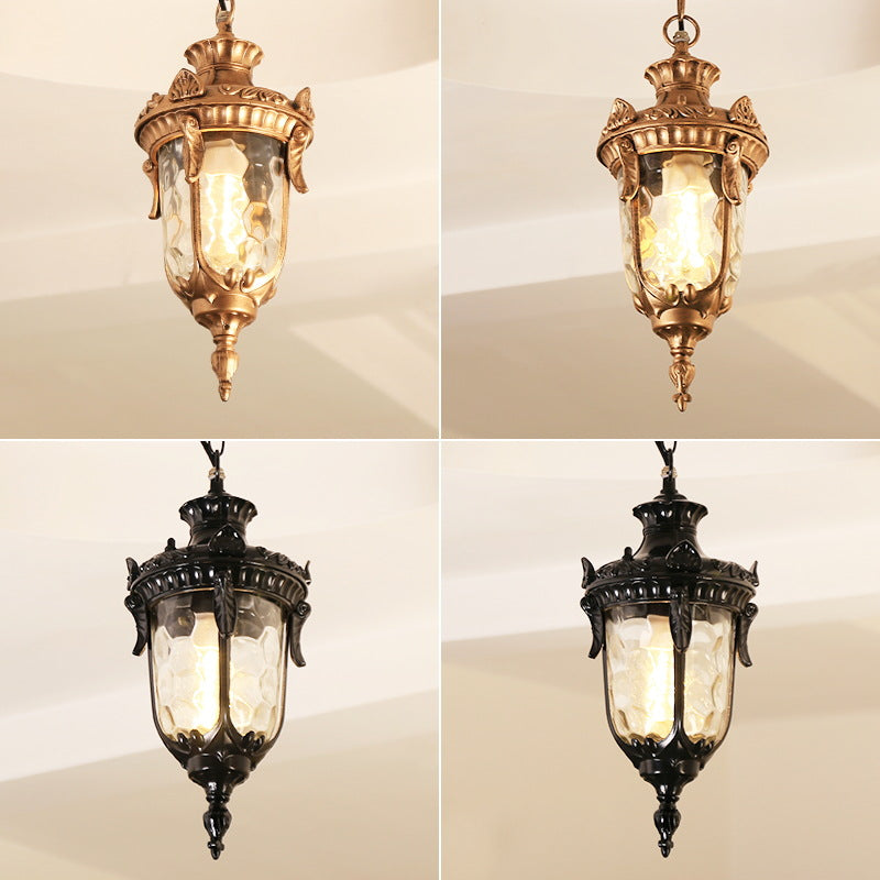 Contemporáneo Boho Bambú Tejido Madera Linterna Forma 1/3- Luz Colgante Para Comedor 