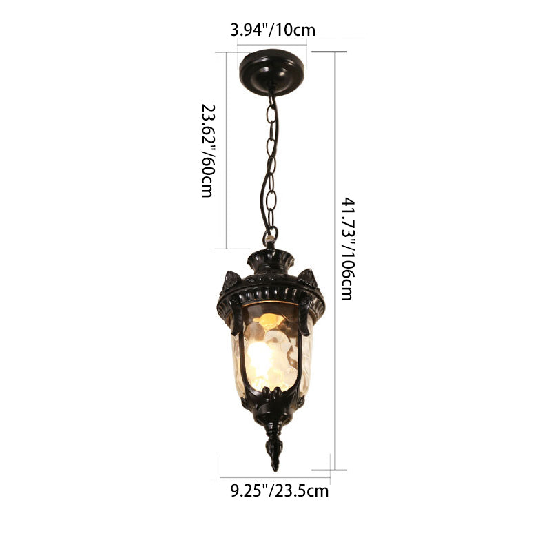 Contemporáneo Boho Bambú Tejido Madera Linterna Forma 1/3- Luz Colgante Para Comedor 