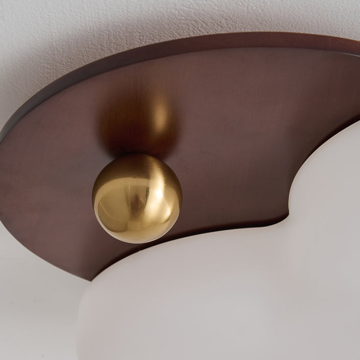 Plafonnier LED en forme de nuage rétro contemporain en fer PE pour chambre 