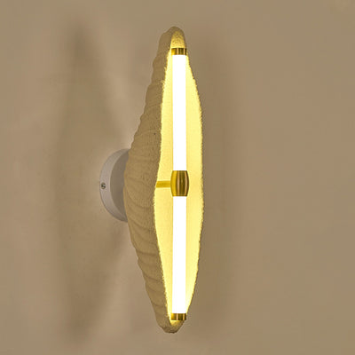 Contemporáneo Escandinavo Lámpara de Aplique de Pared de Resina con Hierro y LED para Sala de Estar 