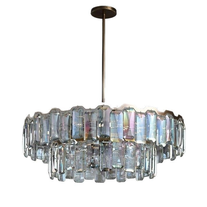 Modern Luxury Dome Round Hardware Crystal 5/6/8+5 - Light Chandelier For Living Room
