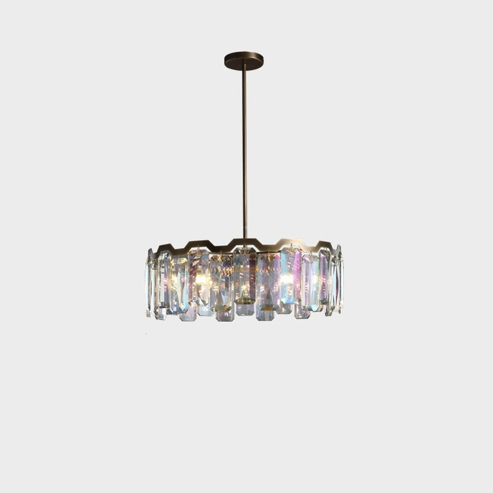 Moderne Luxuskuppel Runde Hardware Kristall 5/6/8+5 - Licht Kronleuchter für Wohnzimmer 