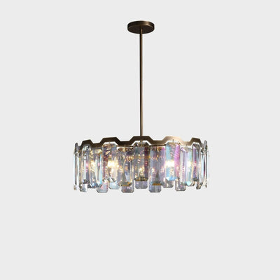 Modern Luxury Dome Round Hardware Crystal 5/6/8+5 - Light Chandelier For Living Room