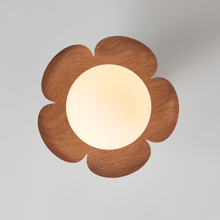Lustre contemporain rétro Bud Orb en fer et verre 1/3 - Lumière pour salon 