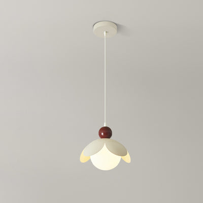Contemporary Retro Bud Orb Iron Glass 1/3 - Light Chandelier For Living Room