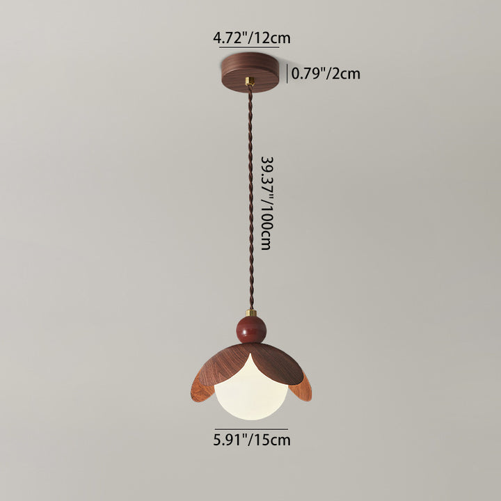 Contemporary Retro Bud Orb Iron Glass 1/3 - Light Chandelier For Living Room