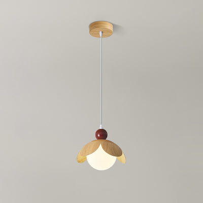 Contemporary Retro Bud Orb Iron Glass 1/3 - Light Chandelier For Living Room