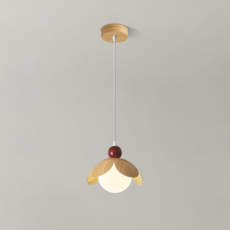 Contemporary Retro Bud Orb Iron Glass 1/3 - Light Chandelier For Living Room