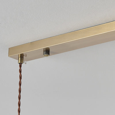 Lámpara de araña de hierro cónico francés tradicional de vidrio y madera maciza 1/3 - Luz para comedor 