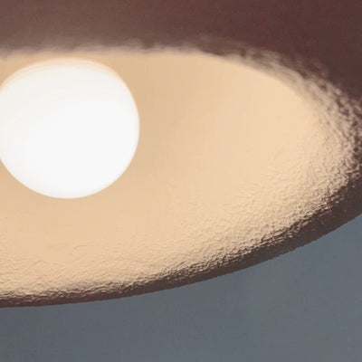 Lámpara colgante contemporánea escandinava semicircular de gota de agua de poliestireno completo de 1 luz para comedor 