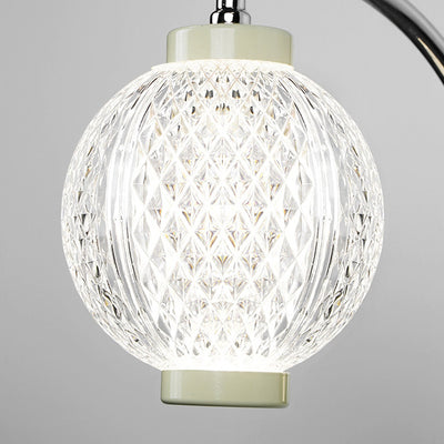 Lampe murale contemporaine nordique avec orbes rondes en acrylique et fer 1/2 - pour chambre à coucher 