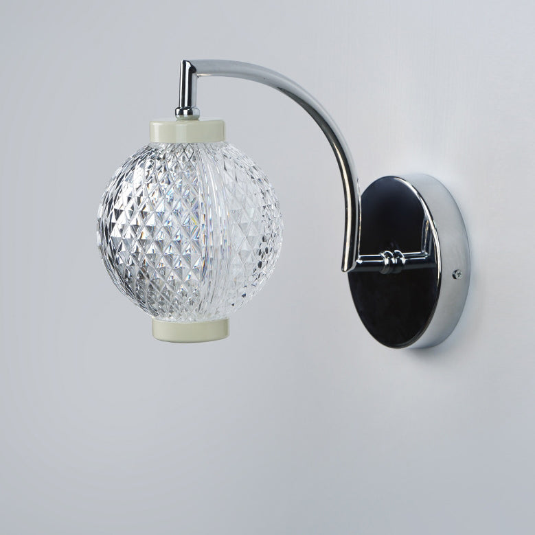 Lampe murale contemporaine nordique avec orbes rondes en acrylique et fer 1/2 - pour chambre à coucher 