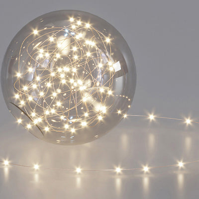 Lustre à suspension LED en verre, aluminium et fer en forme de demi-cercle nordique contemporain ciel étoilé pour chambre 
