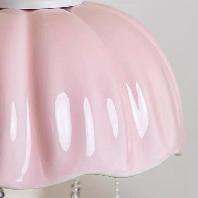 Dôme créatif contemporain en forme de méduse Macarons Céramiques Quincaillerie 1 - Suspension lumineuse pour chambre 