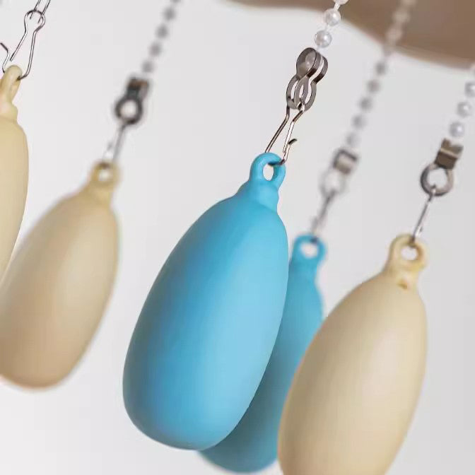 Dôme créatif contemporain en forme de méduse Macarons Céramiques Quincaillerie 1 - Suspension lumineuse pour chambre 