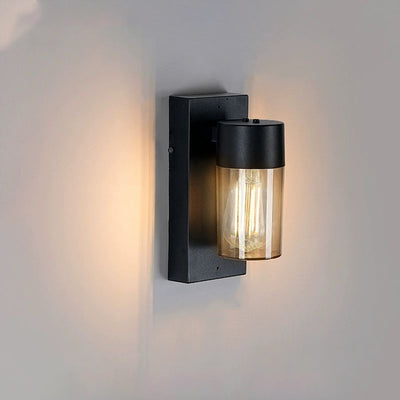 Modern Simplicity Aluminum PC Cage Shape 1-Light Wall Sconce Lamp For Garden