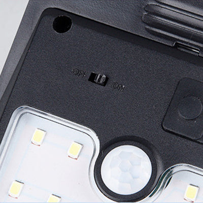 Luz LED exterior con sensor de movimiento, clip de ABS impermeable solar de simplicidad moderna para jardín 