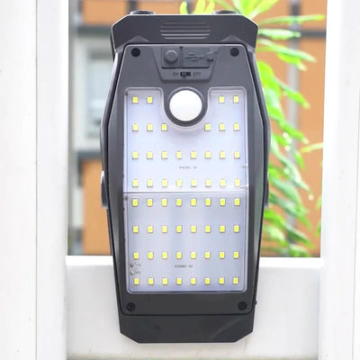 Luz LED exterior con sensor de movimiento, clip de ABS impermeable solar de simplicidad moderna para jardín 