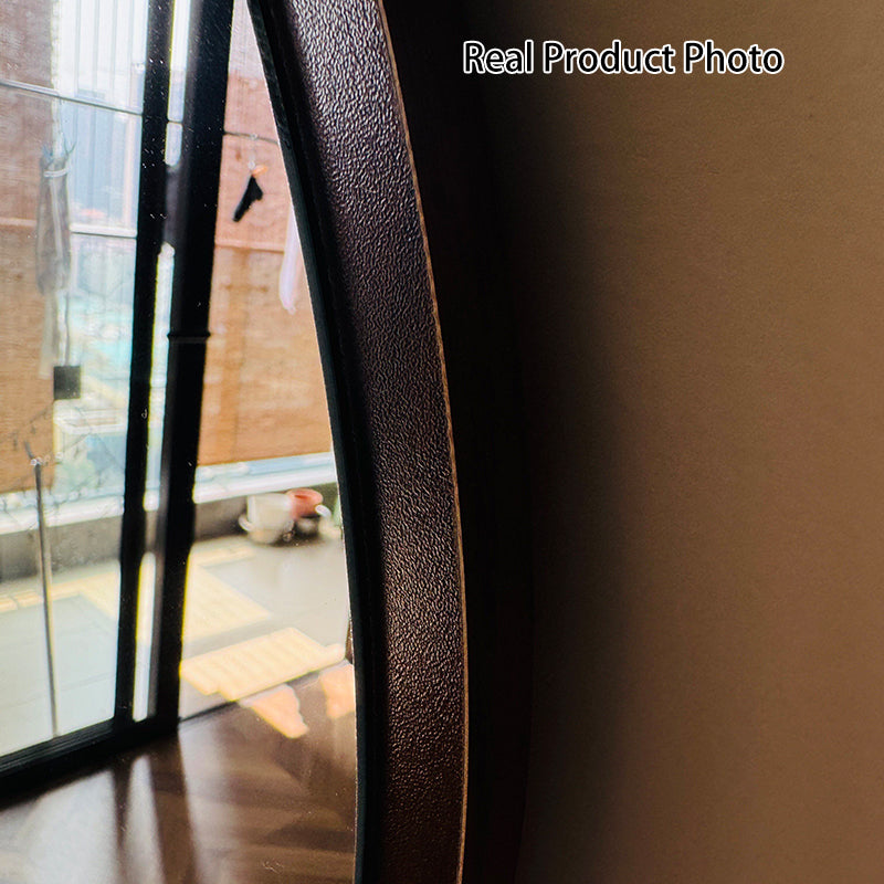 Contemporary Retro Pine &amp; MDF Glass Rectangular Full-Length Floor Mirror Freestanding &amp; Leaning Design For Bedroom &amp; Living Room