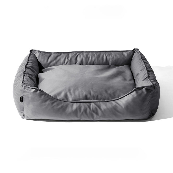 Modern Minimalist Synthetic Fabric Sponge Rectangular Pet Bed Dog Bed With Waterproof &amp; Removable Cover For Living Room