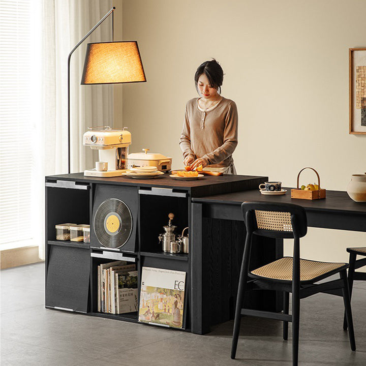 Modern Minimalist Flip-Up Door Storage Cabinet - Multi-Layer Solid Wood, Floor-Standing Organizer For Living Room
