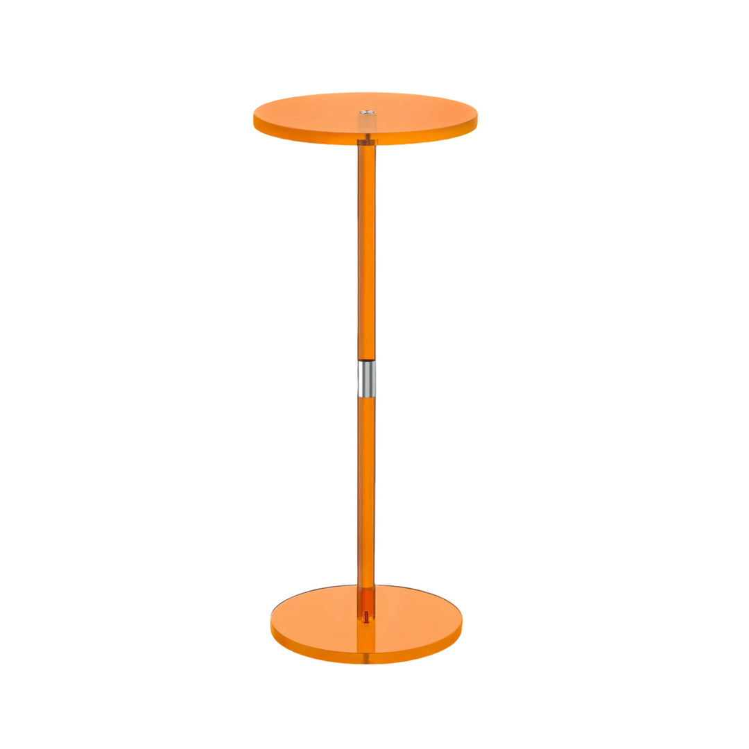 Modern Minimalist Acrylic Round Side Table For Living Room &amp; Bedroom &amp; Bathroom