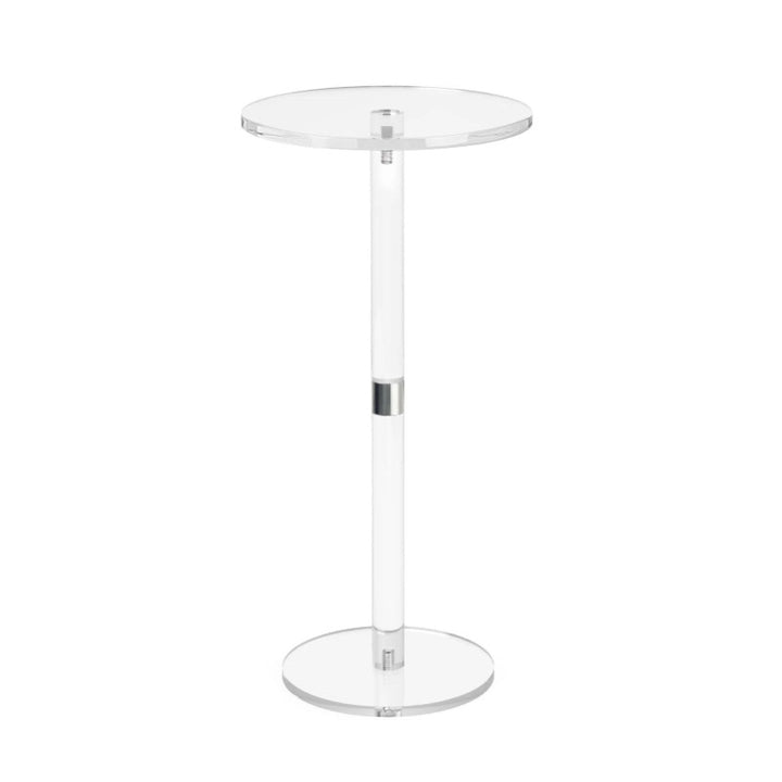 Modern Minimalist Acrylic Round Side Table For Living Room &amp; Bedroom &amp; Bathroom