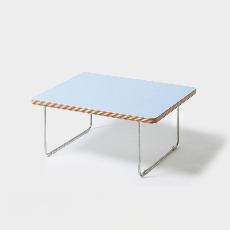Table basse rectangulaire pliante moderne minimaliste en bois d’ingénierie, acier inoxydable et hêtre pour salon et chambre à coucher 
