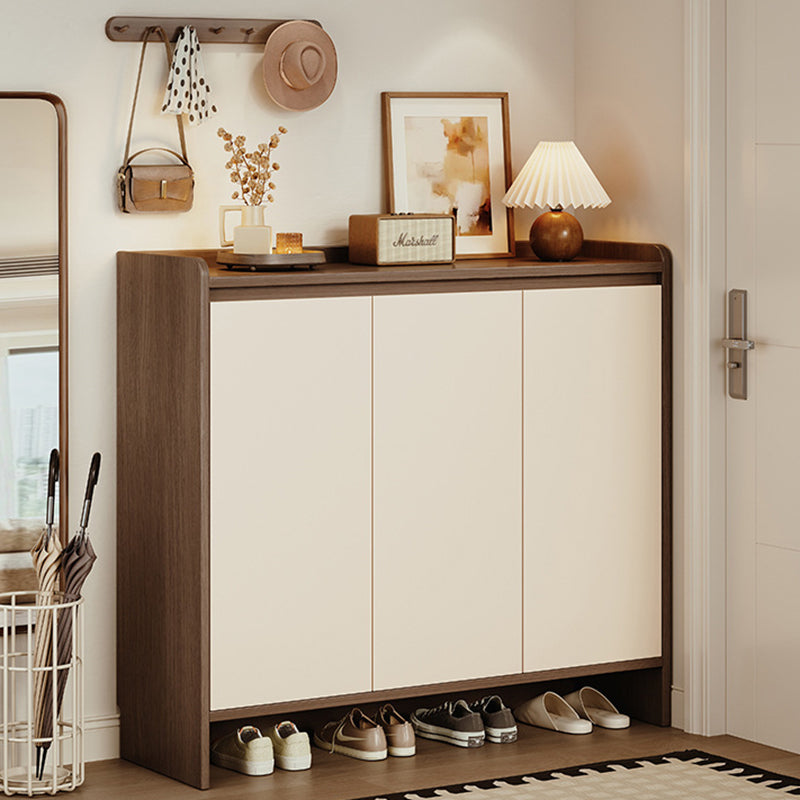 Modern Minimalist Eco Board Rectangular Shoe Storage With Drawers Storage For Entryway