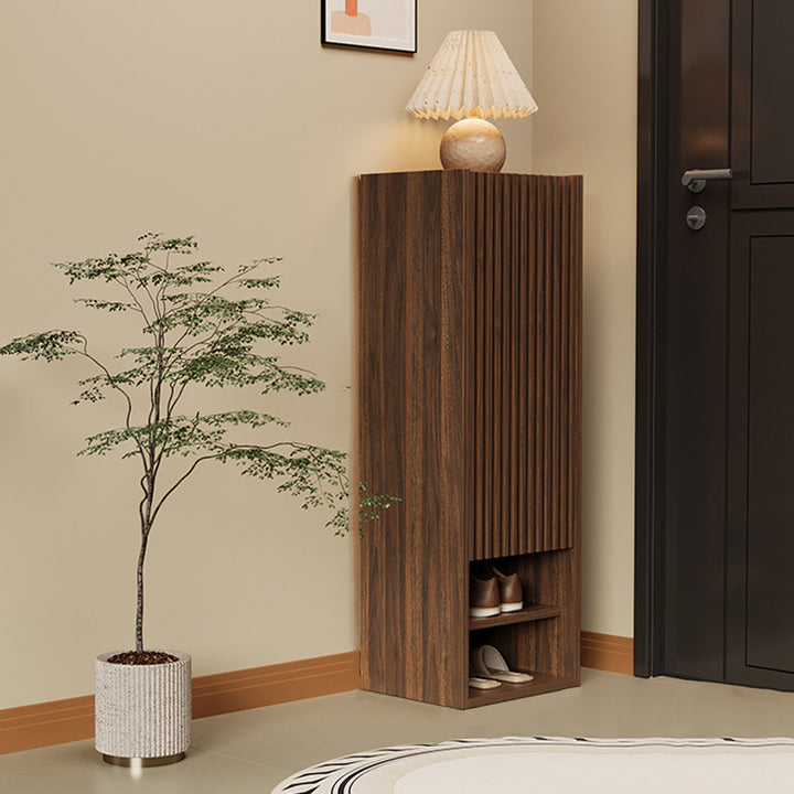 Modern Minimalist Eco-Panel Rectangular Shoe Storage With 8-Tier Storage Organizer For Entryway