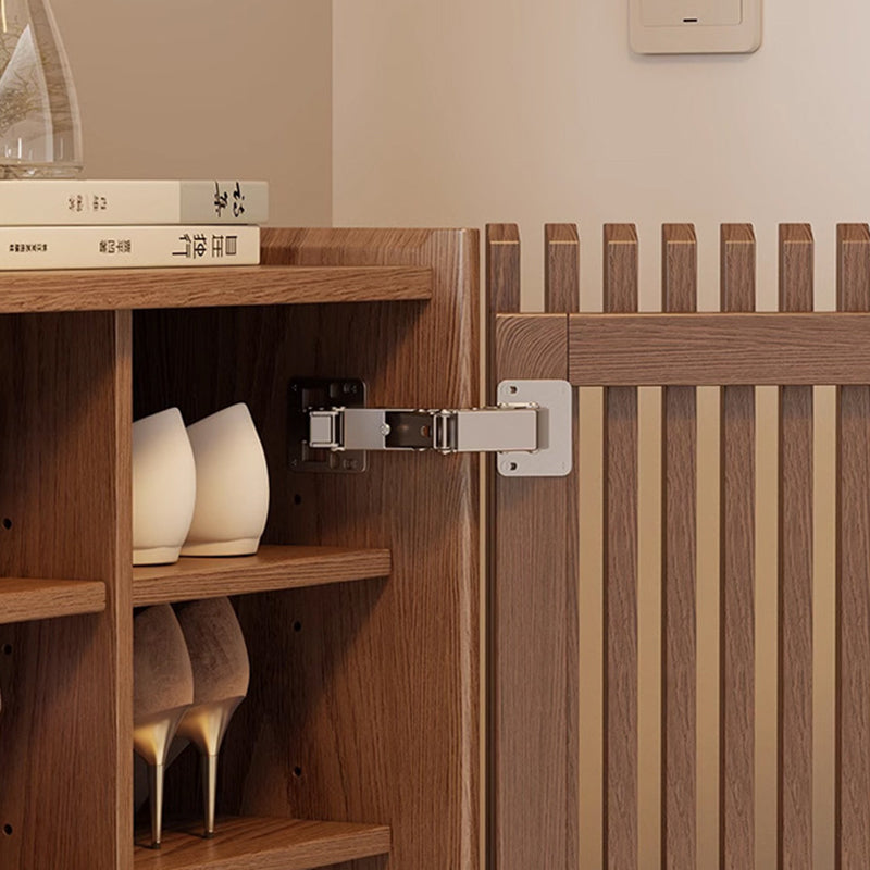 Modern Minimalist Eco-Panel Rectangular Shoe Storage With 8-Tier Storage Organizer For Entryway