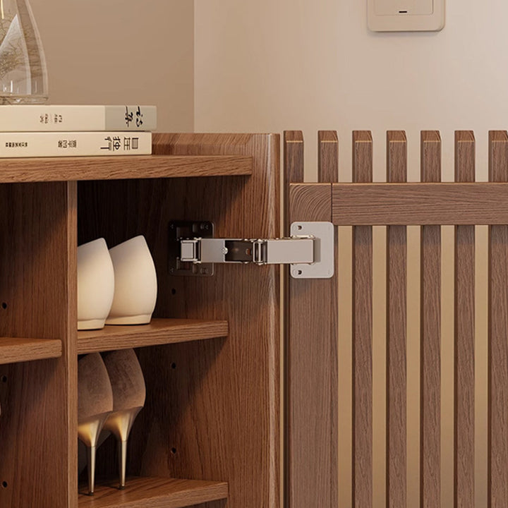 Modern Minimalist Eco-Panel Rectangular Shoe Storage With 8-Tier Storage Organizer For Entryway