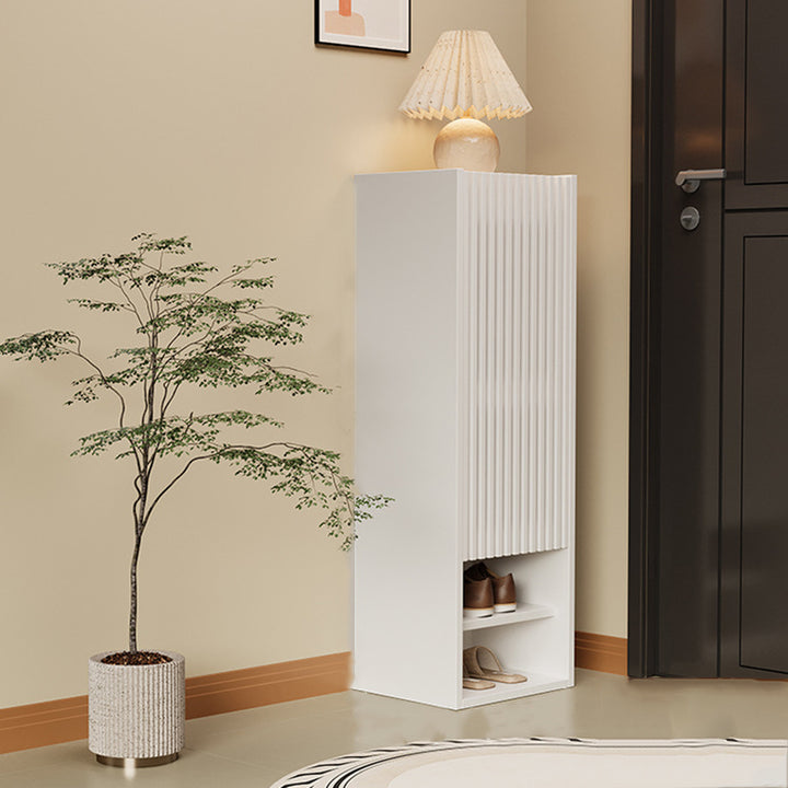 Modern Minimalist Eco-Panel Rectangular Shoe Storage With 8-Tier Storage Organizer For Entryway
