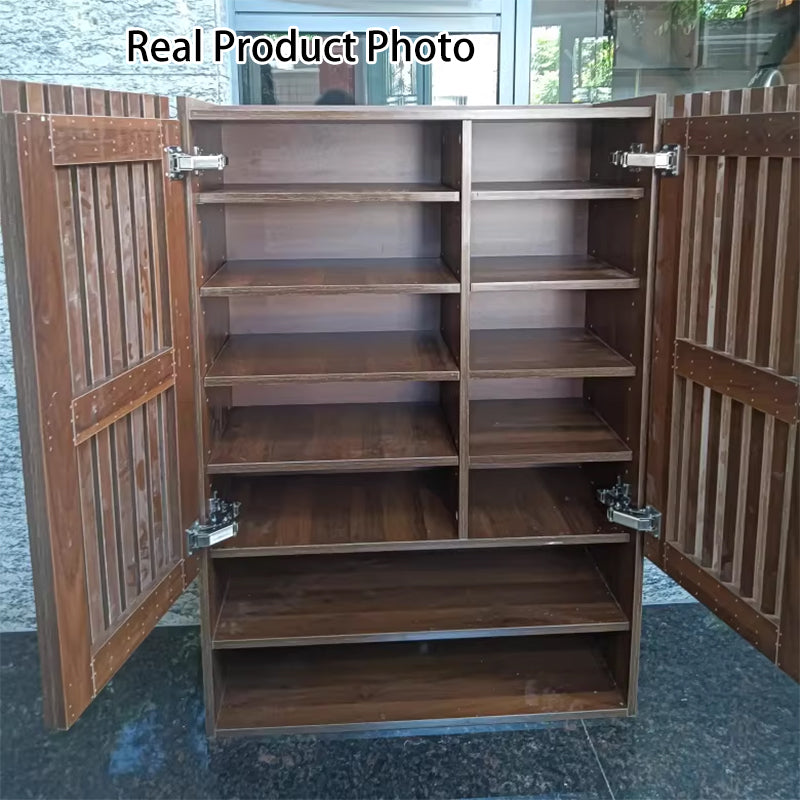 Modern Minimalist Eco-Panel Rectangular Shoe Storage With 8-Tier Storage Organizer For Entryway