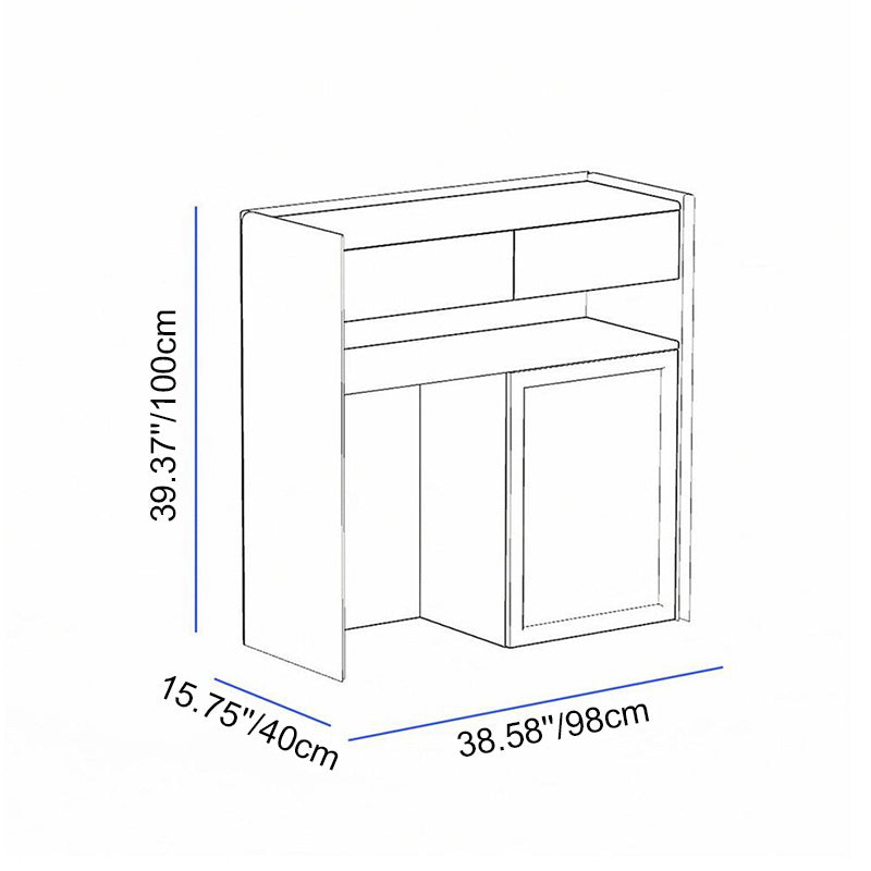 Contemporary Nordic Solid Wood &amp; Plywood Cat Cabinet - Pet Feeding Station With Storage Drawers &amp; Memo Board For Cats