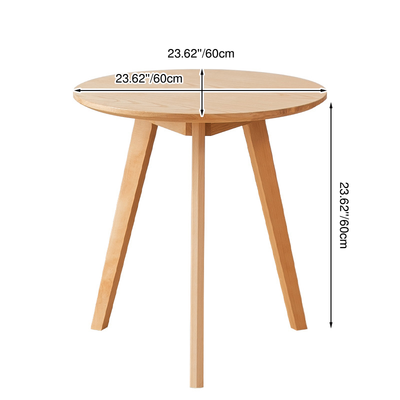 Modern Minimalist Wrap-Style Solid Wood MDF Cotton Linen Iron Accent Chair & Table Set For Living Room