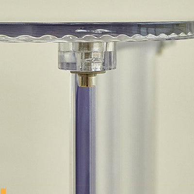 Modern Minimalist Rounded-Edge PC End Table 2/3/4-Tier For Living Room