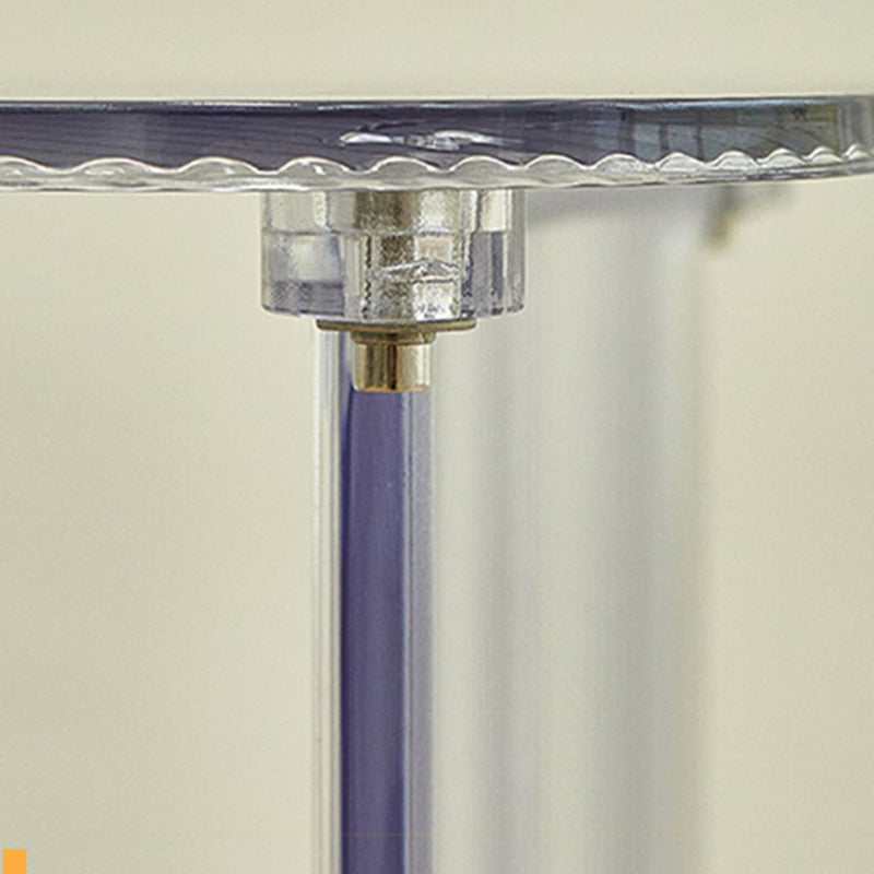 Modern Minimalist Rounded-Edge PC End Table 2/3/4-Tier For Living Room