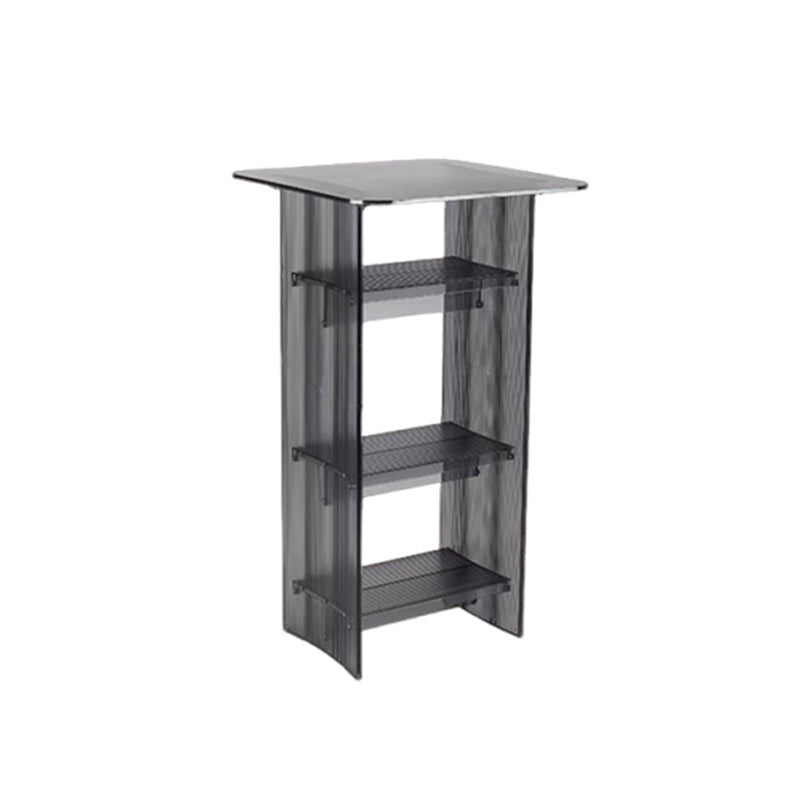 Modern Minimalist Rounded-Edge PC End Table 2/3/4-Tier For Living Room