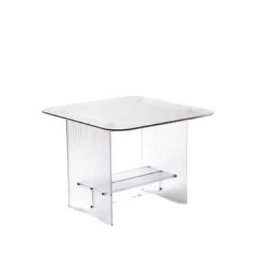 Modern Minimalist Rounded-Edge PC End Table 2/3/4-Tier For Living Room