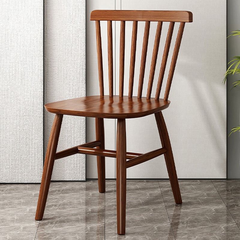 Modern Minimalist Round Square Solid Wood Foldable Dining Table &amp; Chair Set For 4 Seats