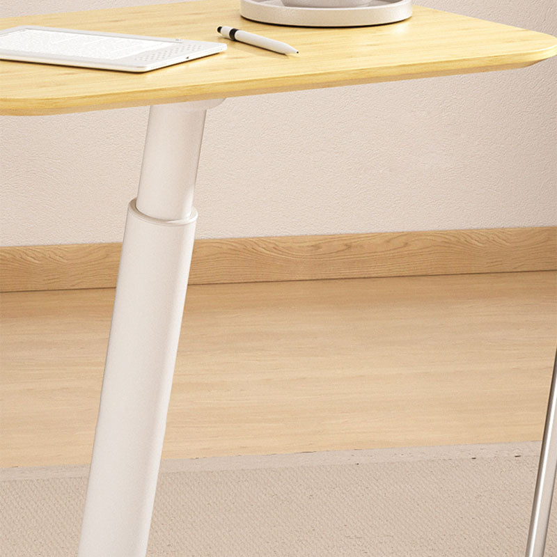 Modern Simplicity Square Rectangular Round Bamboo Carbon Steel End Table 1-Tier For Living Room