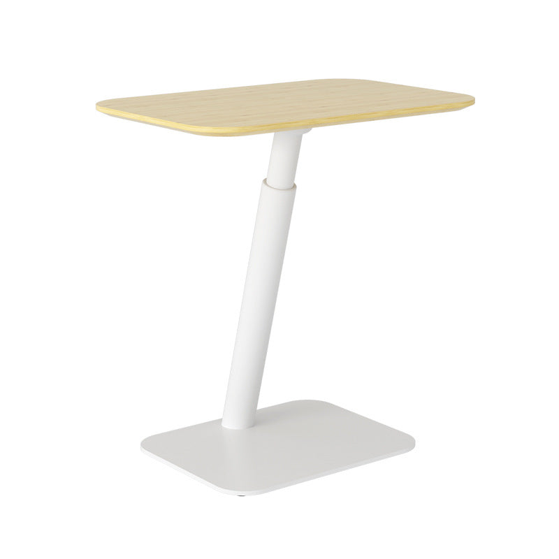 Modern Simplicity Square Rectangular Round Bamboo Carbon Steel End Table 1-Tier For Living Room