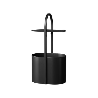 Modern Minimalist Oval Wrought Iron End Table 2-Tier For Living Room & Bedroom