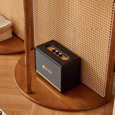 Modern Mid-Century Arched Solid Wood Rattan Weaving Display Rack 2-Tier For Living Room